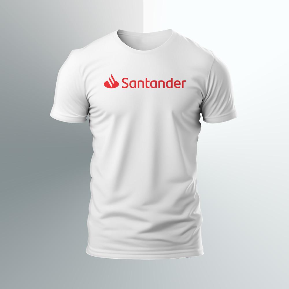 Santander Banco Logo funny t-shirt  Size S-5XL USA BEST Unisex T-Shirt XXL
