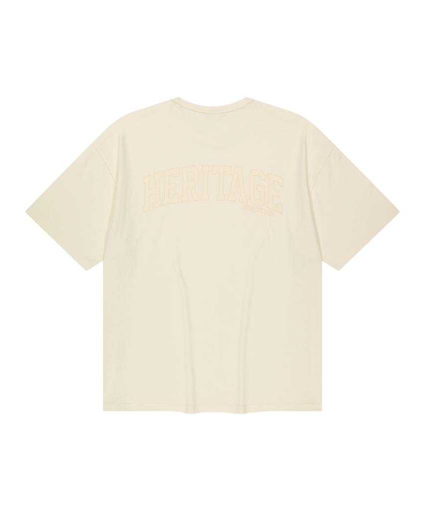 Yunibeoseugameonteu Newtro Prep Rhug T-Shirt_Ivory