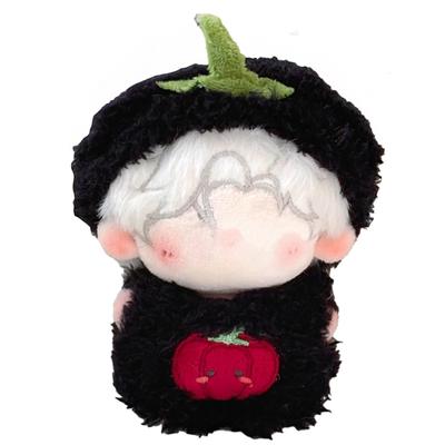 Fluffy Fruit Costume for 10cm Dolls - Black. (Plush Toy Clothing, Costume, Accessory, Fan Activity, Mascot, K-pop Doll, Costume) [Used]