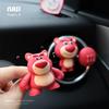 Strawberry Bear Car Perfume Aromatherapy Diffuser Stone for Car Air Vent Cute Cartoon Car Decoration Accessories Collection