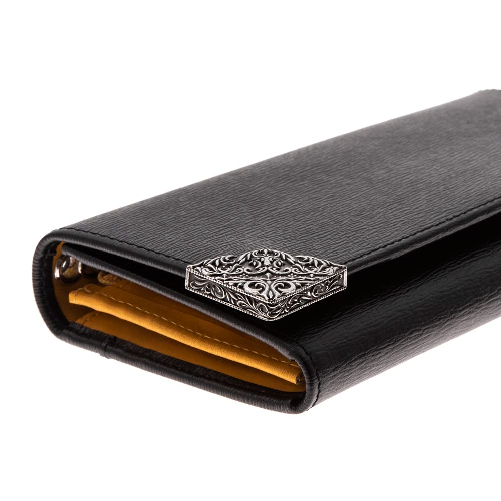 Artemis Classic Crown Corner Long Wallet (AK Collaboration) ACW0026, Men's Brand Name Leather Wallet