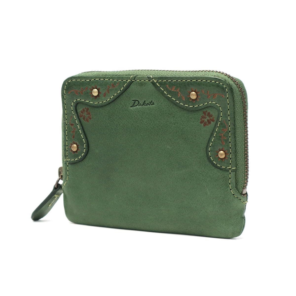 

Mini Wallet Genuine Leather Green [Dakota] Women s DA-31605-50 зелений