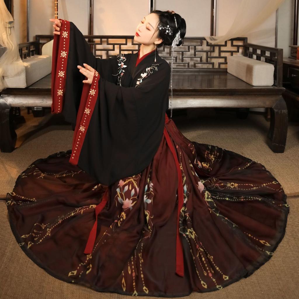 Chinese Traditional Hanfu Costume Woman Ancient Dress Oriental Princess Dress Lady Dance Wear Lady Chinese Ancient Clothes Dress Elegant Clothes