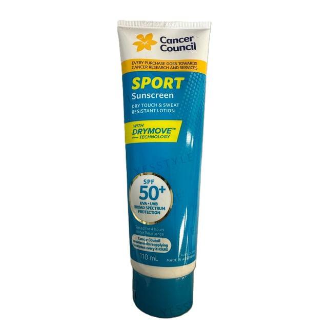 Cancer Council - Sport Sunscreen Dry Touch & Sweat Resistant Lotion SPF 50+ 110ml