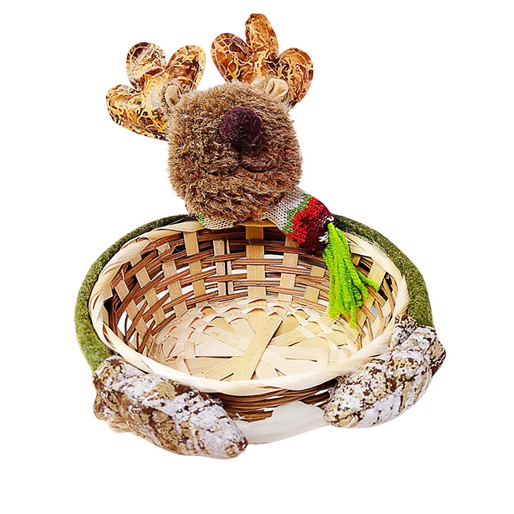 Christmas Candy Storage Basket Decoration  Storage Basket Gift Large