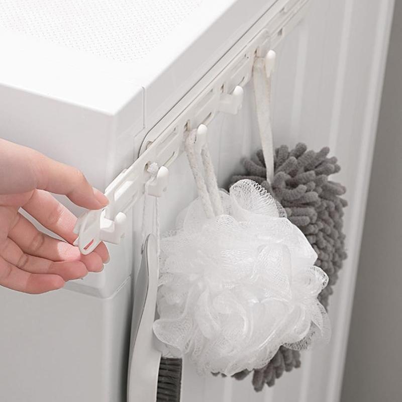 Wall-Mounted Storage Hook No Drill Telescopic For Bathroom Kitchen Organization Of Home Accessories