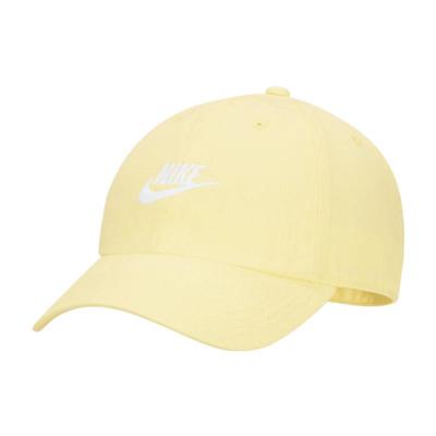Nike Cotton, Polyester Baseball Caps Unisex Beige Yellow Casual 913011-744