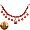 Rust-resistant Christmas Decoration Holiday Decoration Pendant Vintage Enamel Bead Christmas Garland for Festive for Tree
