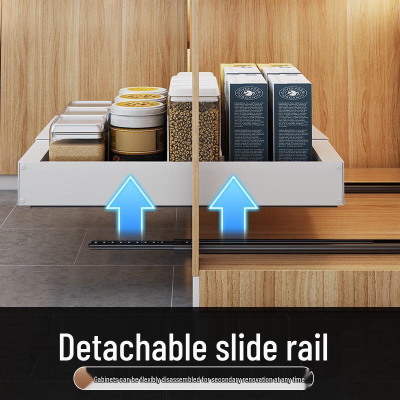 CMAOS Retractable Cabinet Pull-Out Drawer Organizer