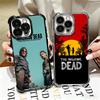 The Walking Deads Plating Phone Case For Iphone 16 17 Pro Max Air 16E 14 15 Plus 12 13 Mini Anti-Fall Airabag Cover
