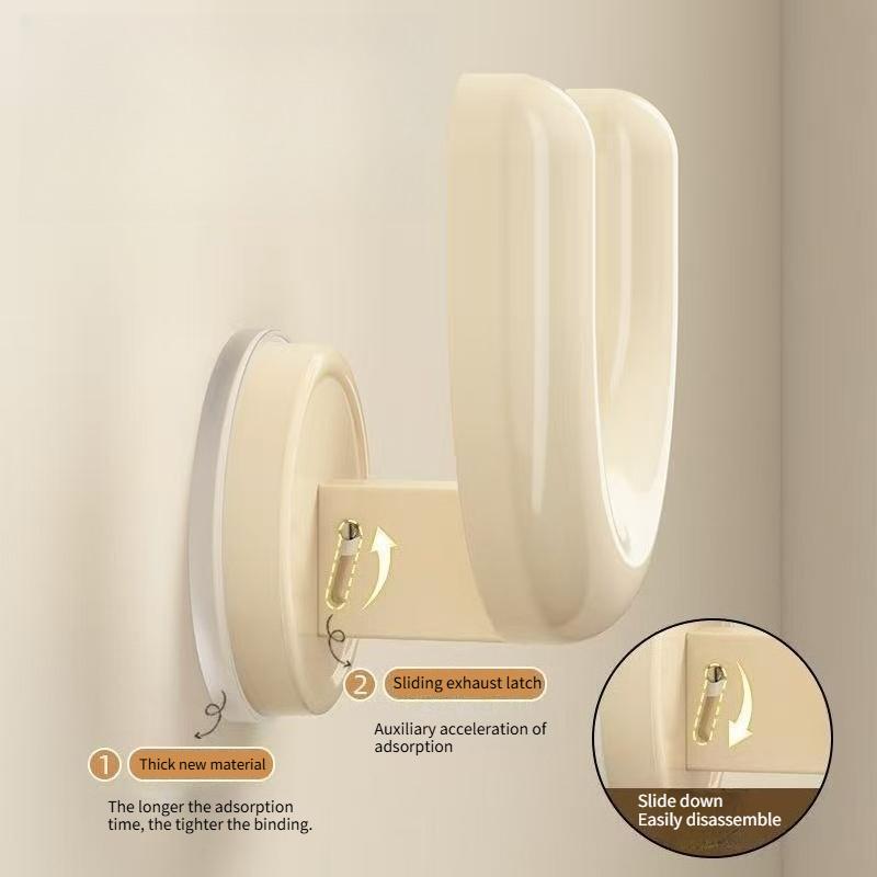 Bathroom Suction Cup Slipper Holder - No Drilling Required, Bathroom Wall Installation with Drainage | Multi Scene Storage