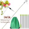 3.2M Fruit Picker Tool Metal Gardening Orchard Picking Tool with Storage Bag Fruit Catcher for Cherry Berry Orange Lemon Pear