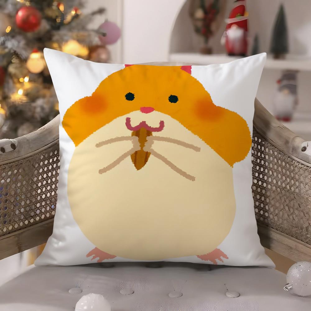 Fantasy Cartoon Colorful Animal Patterns Pillow Case Comfort Sofa Bed Silky elegant Invisible zipper Decorative cushion cover