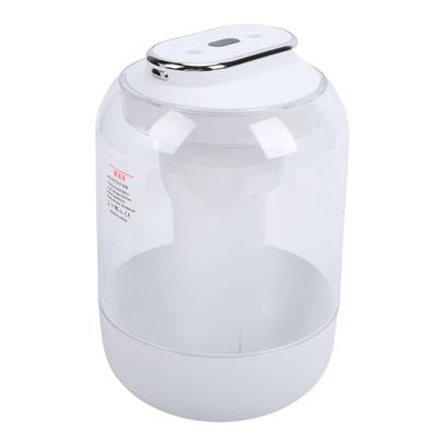 Umidificador de Dupla Pulverização 2L Recarregável por USB Visor Digital Umidificador de Mesa de Névoa Fria com Luz Noturna para