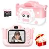 Pinguma Kids Toy Camera for Digital Camera with IPS Ultra 8x Timer and 32GB Memory Ages Birthday Gift Upgraded Digital Girls, Camera/Video 2.0-inch
