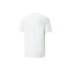 Puma T-Shirt mit Logo-Print, Rundhalsausschnitt, kurze Ärmel, Herren-Oberteile, Weiß 538175-04