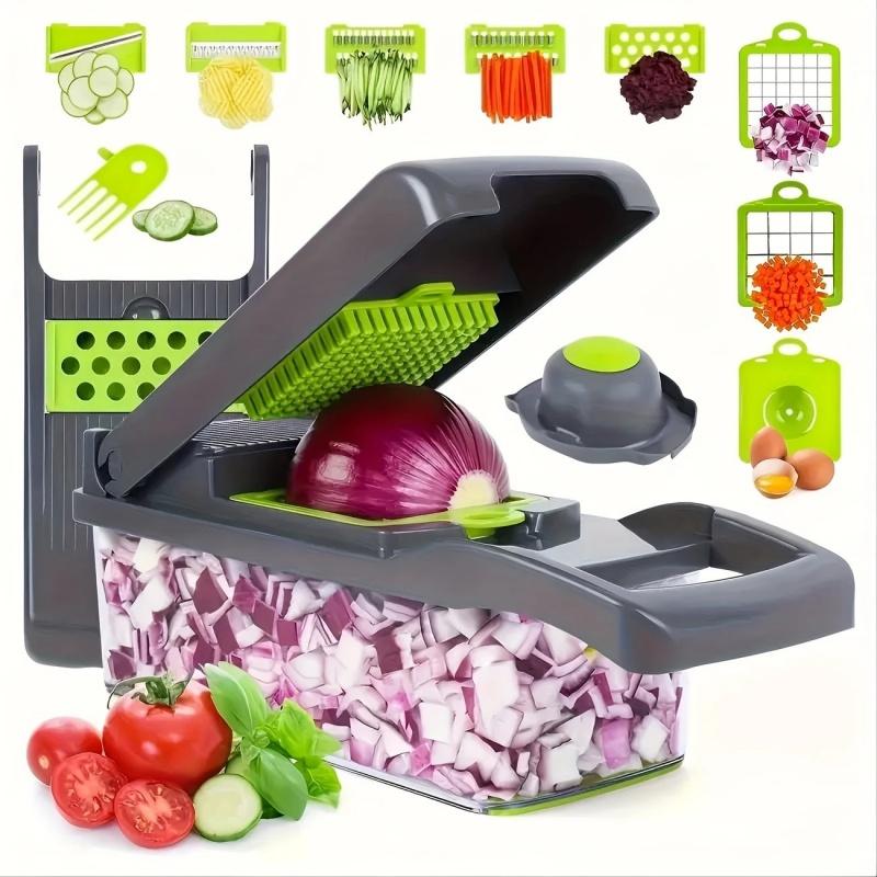 vegetable chopper 16 in 1 Hot Selling 16 in 1 Multifunctional Vegetable Container Stainless Steel Kitchen Accessory for Home