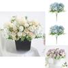 Dendranthema Morifolium Rose Wedding Decor Artificial Rose Bouquet For Photography And Home Celebration