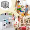 Kitchen Cart With Wheels Rust Resistant Rolling Storage Cart 360 Degree Rotating Portable Organizer For Kitchen Pantry Laundry