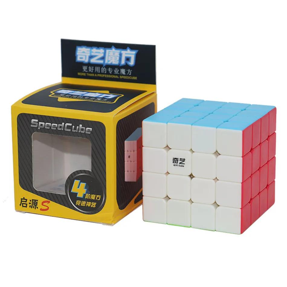 QiYi Speed Cube Yuan S 4x4 V2 V3 4x4x4 Puzzle Speed Magic Cube 4Layers Speed Cube Professional Puzzle Toy For Children Kids Gift