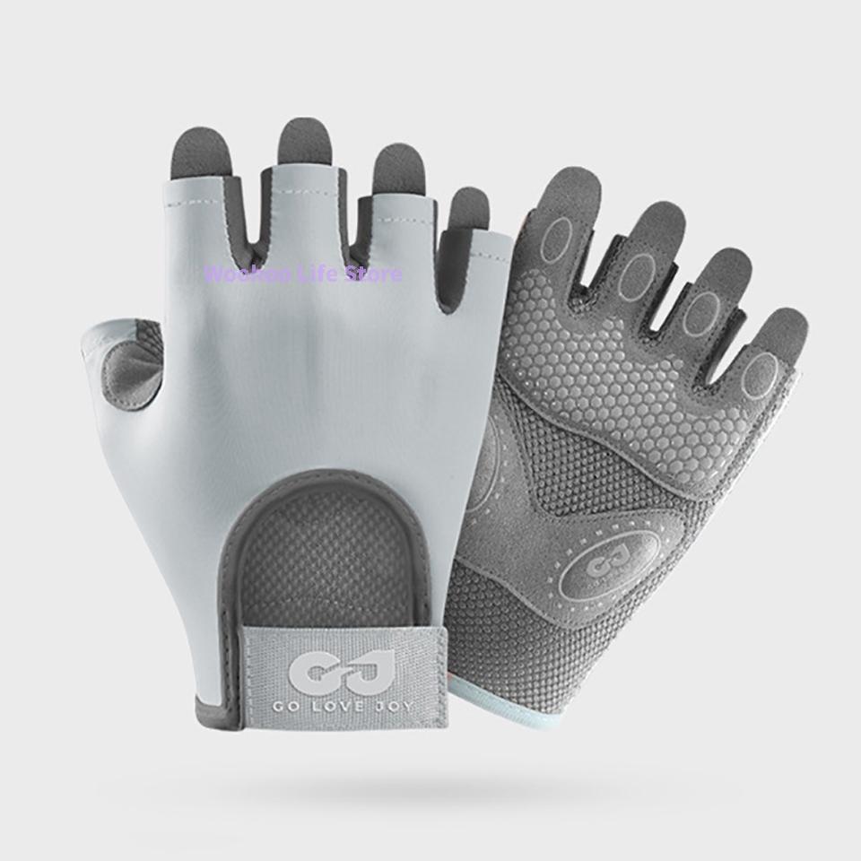 Half Finger Anti-Blister Cycling & Weightlifting Gloves Shock Absorbing Gym Workout Fitness Gloves for Men And Women