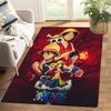 One Piece Luffy & Crew Pattern Printed Rug, Anime Style Home Decor, Anti-slip & Stain-resistant Carpet for Bedroom & Living Room
