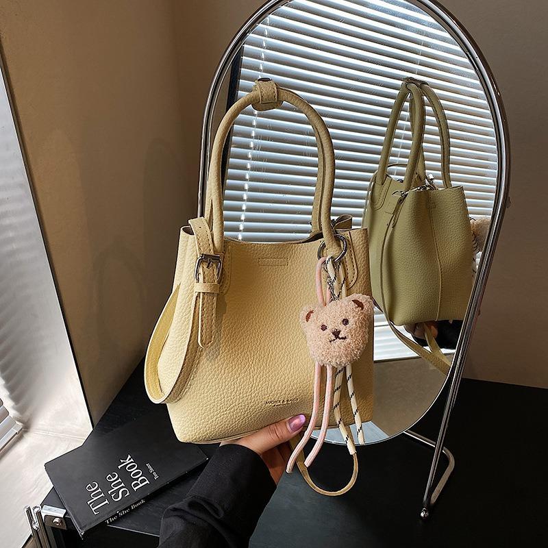 Bucket Bag Women's Simple Bag Summer New Fashion Trend Shoulder Bag Simple Versatile Messenger Bag