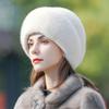 Ladies Fur Hat 2025 Winter Fluffy Mink Fur Russian Fur Hat Women's Headband Outdoor Winter Hat Earmuff Ski Cap Keep Warm