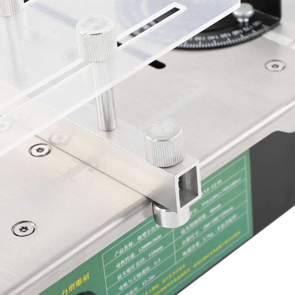 Mini Table Saw DIY Model Accuracy Electric Cutting Machine Adjustable Household Tool DC12-24V