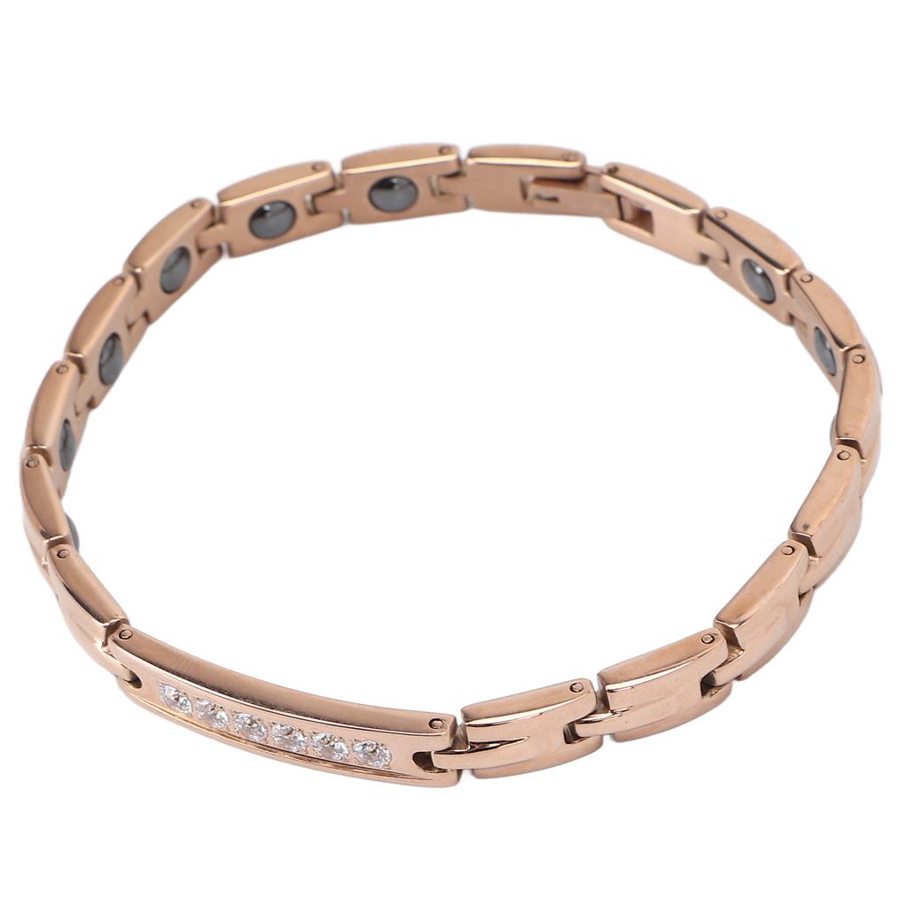 Titanium Steel Magnet Bracelet Women Stylish Pain Relief Magnetic Therapy Bracelet for Health Care