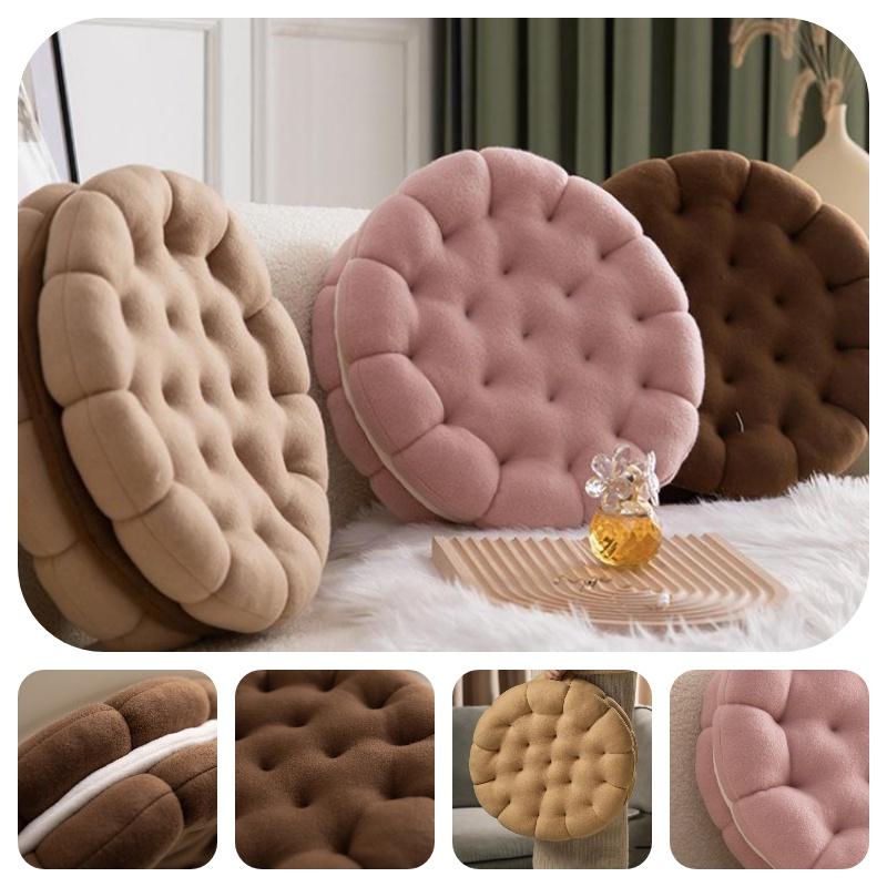 Cute And Creative Japanese Style Cookie Pillow For Office Nap And Sofa Decor