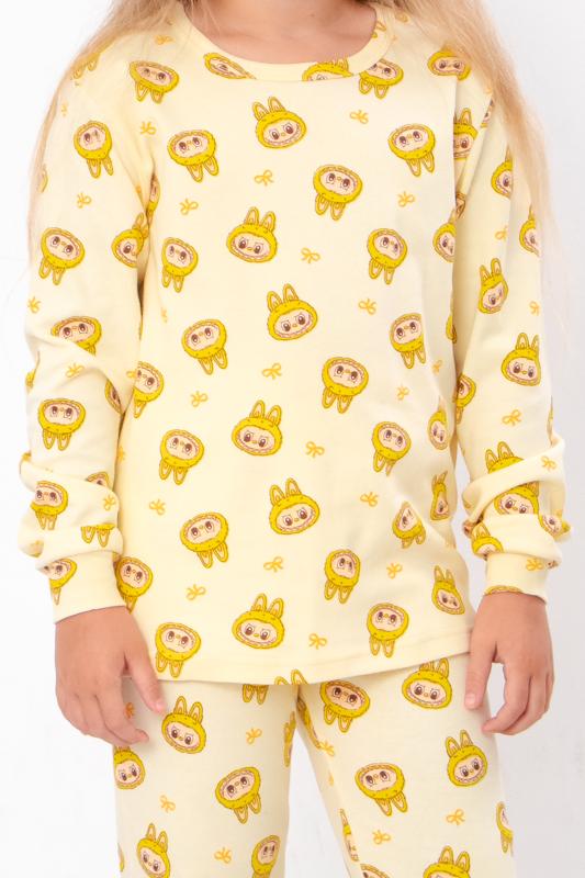 Pijama Takımı (kızlar) – Uzun Kollu Üst & Lastikli Belli Pantolon, LABUBU, Her mevsim, 6076-016-5 HC