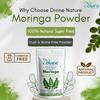 Divine Nature Organic Moringa Leaves Powder 100gm | Herbal Supplement | Good for Immunity, Digestion, skin and Hair care | Gives Natural Energy &