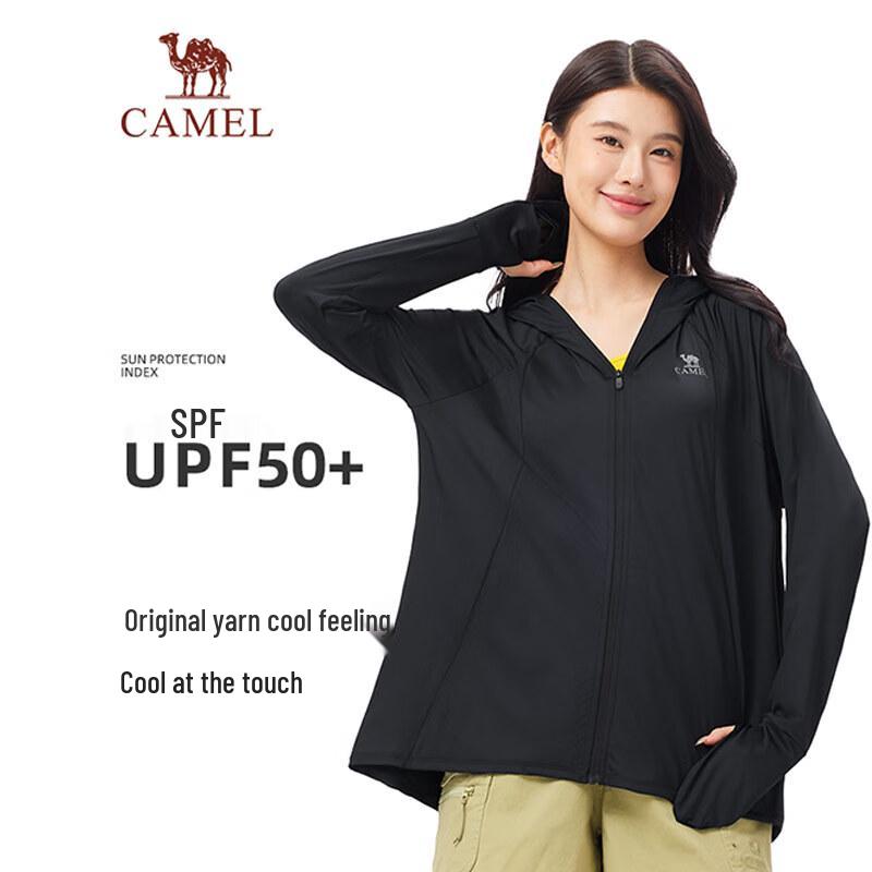 CAMEL Women s Loose Fit UPF50+ Sun Protection Jacket M