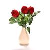 Romantic Red Rose Engagement Wedding Ring Box Earrings Jewelry Gift Box