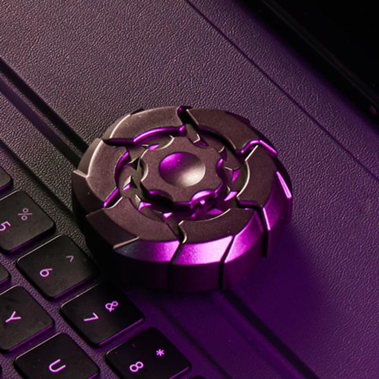 Magnetic Fidget Spinner Toy Stress Anxiety Relief Kids Teens Adults Glowing Fingertip Gyroscope Portable Travel Educational Sensory Spinning Toy