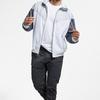 Nike Sport Windbreaker Hooded Jacket Men Outerwear Grey White AR2192-100