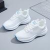 New summer women's casual shoes, little white shoes, foreign trade fly-woven running shoes, fashionable, lightweight and breathable sports shoes