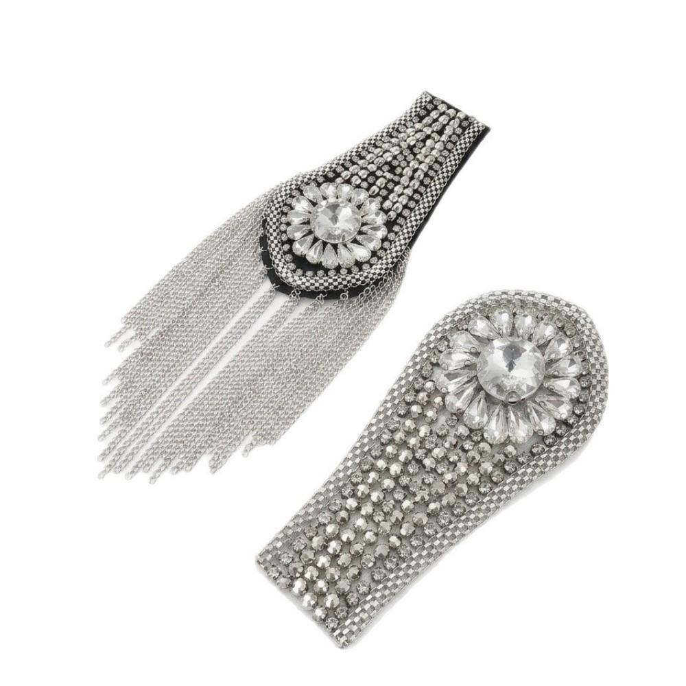 Brooch Tassel Chain Shoulder Board Epaulet Epaulette Retro Fringe Shoulder Mark Gift
