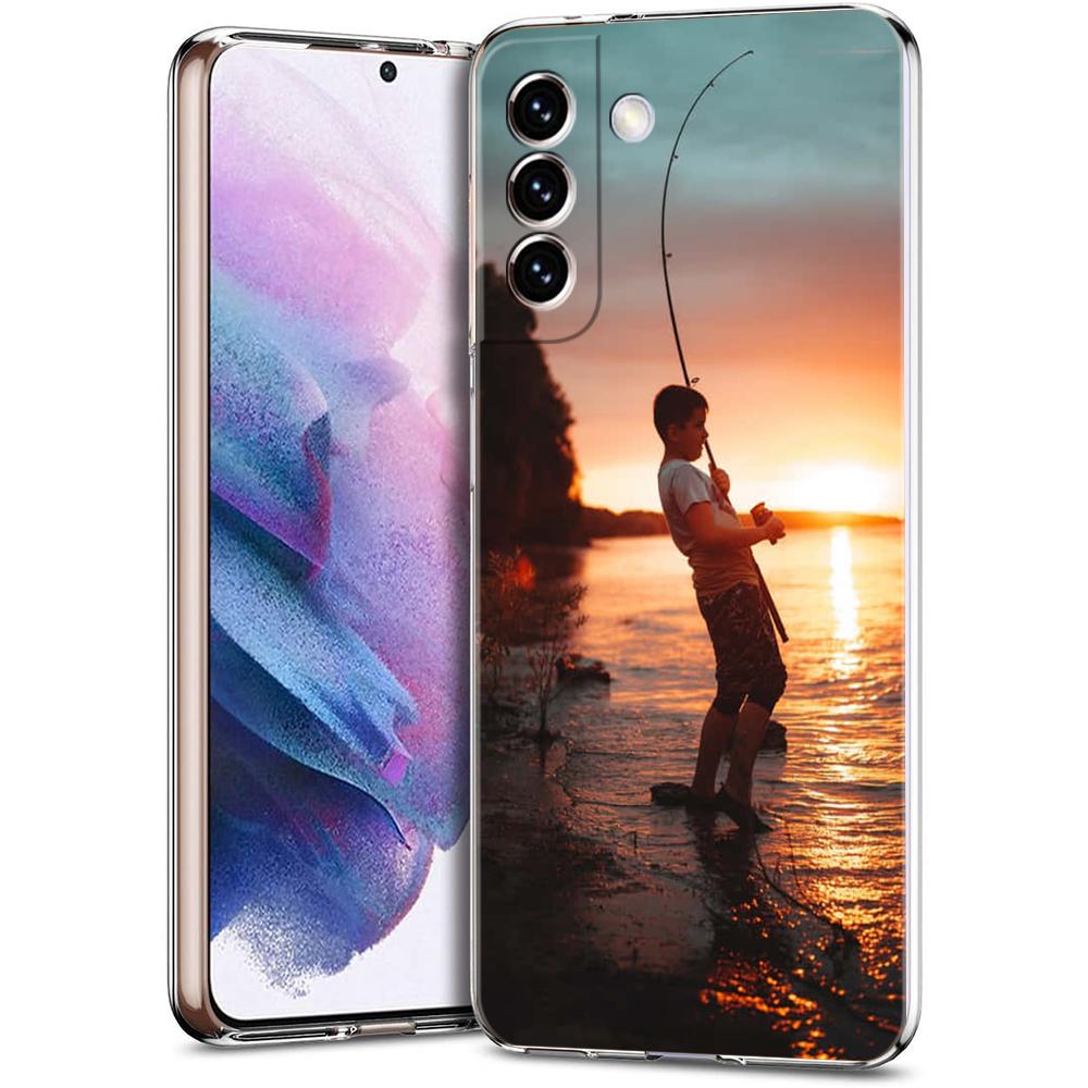 Fishing Phone Case For Samsung Galaxy S24 Ultra S23 FE S22 S20 S21 5G S10 S9 Plus S10E S8 Soft Silicone Clear Cover
