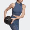 Adidas Wrpknt Crop Wl Solid Logo Training Fitness Vest Women Tops Blue EA2113