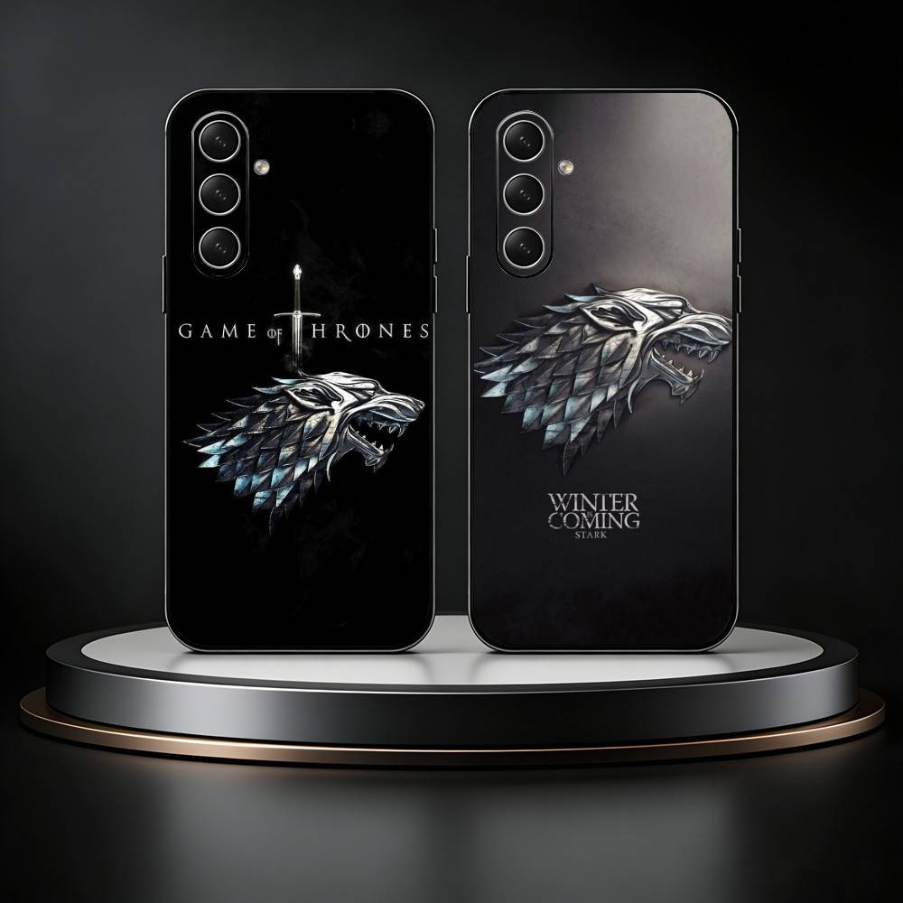 Game Of T-Thrones Phone Case For Samsung Galaxy A73,21,22,32,71,53,52,51,80,5G Soft Black Cover