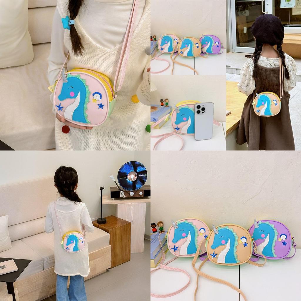 Charming Kids Cute Pony Shoulder Bag For Toddlers Versatile Daily Use