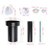 Wall Mounted Toilet Seal Rings Set Rubber Seal Gaskets Pressure Resistant Toilet Seal for Leak Prevention & Odor Control