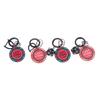 Ceramic Chip Lucky Dice Keychain Gaming Club Chip Pendant Multi Functional Round Chip Key Holder Pendant Keyring