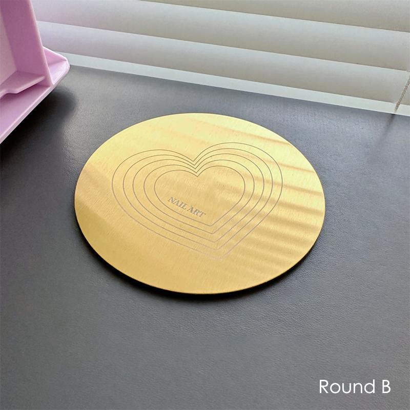 Uchwyt na paznokcie Miłość Metalowy stojak na końcówki paznokci Do paznokci typu press-on Akrylowe półki prysznicowe Wystawa do zdobienia paznokci Narzędzie do manicure