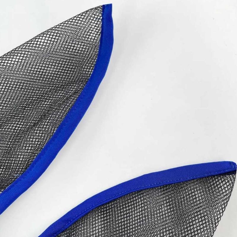 Maschera Protettiva Traspirante per Cavalli Copricapo per Cavallo Maschera Professionale Anti-Mosche per Cavalli Maschera Comoda ad Asciugatura Rapida per Cavalli