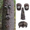 Alter Mann Baum Hugger Garten Peeker Yard Art Outdoor Baum Lustige alte Mann Gesicht Skulptur Skurrile Baum Gesicht Garten Dekoration