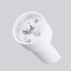 Spot Sufitowy Nowoczesny Biały Okrągły Ø10Cm Obrotowy Klosz Do Kuchni Przedpokoju 1Xe27 15W Flash Sollux Lighting