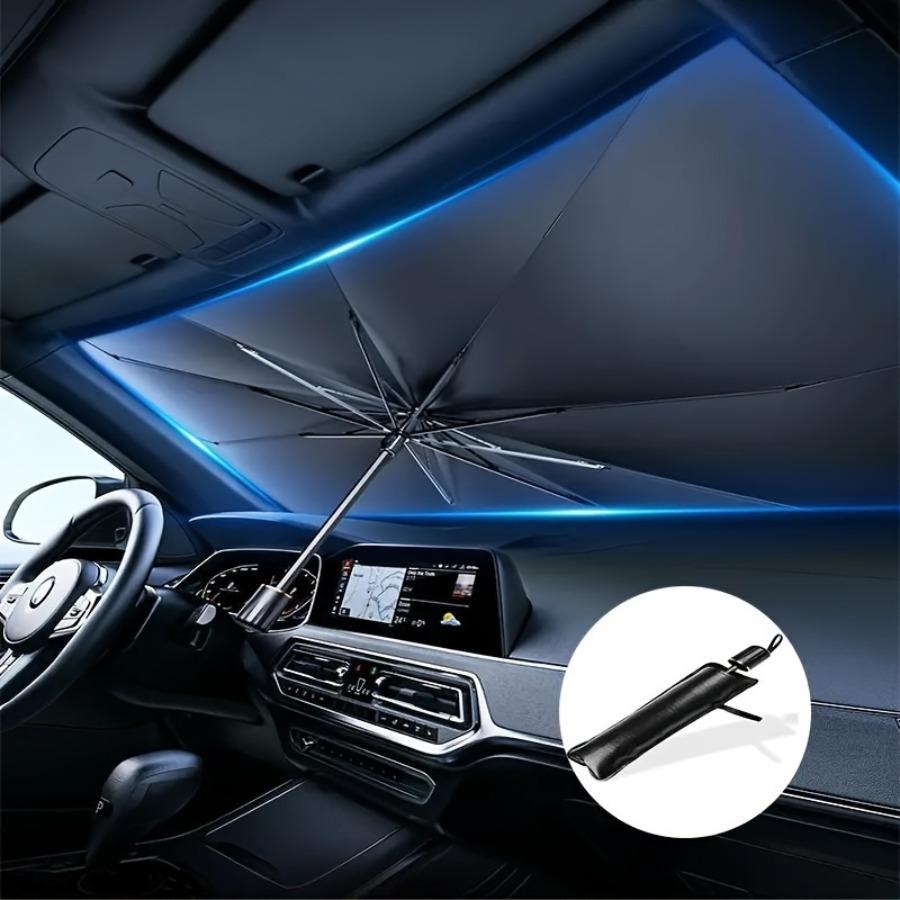 Car Windshield Sunshade- Foldable UV Protection Cooling Sunshade, Suitable for Most Car Models, Portable and Easy to Store Interior Accessories